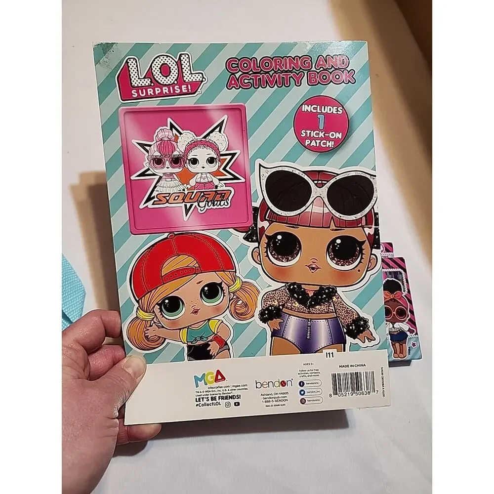 L.O.L Surprise Backpack with Coloring & Activity Book Crayons Stickers